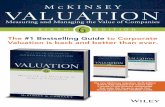 The #1 Bestselling Guide to Corporate Valuation is back ... · The #1 Bestselling Guide to Corporate Valuation is back and better than ever. The new McKinsey Valuation, Sixth Edition