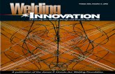 Volume XIX, Number 2 , 2002 - Foundation · enhance the state of gas metal arc welding to the point ... Volume XIX Number 2, 2002 Editor Duane K. Miller, Sc.D., ... Tandem GMAW The