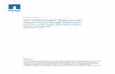 Technical Report SAP HANA Disaster Recovery with ... · Technical Report SAP HANA Disaster Recovery with Asynchronous Storage Replication Using the Snap Creator SAP HANA Plug-in Nils