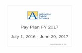 Pay Plan FY 2017 - Arlington Public Schools · E- Scale Classification Units GradeE- Scale Classification ACTIVITIES COORD 200 Days 06 DIR FACILITIES PLANNING 12-Month 15 ADMIN OFFICER