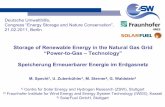 Storage of Renewable Energy in the Natural Gas Grid “Power ... · -FAQ - ¾How is long-term ... Liquid Hydrocarbons. Renewable Energy Storage Systems: Capacity and Discharge Time