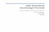 EDI Standard Exchange Format - EDI Dev · EDI Standard Exchange Format, Version 1.6 i Contents Contents Introduction to SEF Version 1.6 1 Target Audience ...