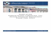 Audit of the Federal Prison Industries, Inc. Annual ... · audit of the federal prison industries, inc. annual financial statements fiscal year 2014 table of contents message from
