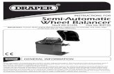 INSTRUCTIONS FOR Semi-Automatic Wheel Balancer · INSTRUCTIONS FOR Semi-Automatic Wheel Balancer ... for the life of the product passing it on to any subsequent holder of the ...