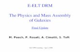 The Physics and Mass Assembly of Galaxies · The Physics and Mass Assembly of Galaxies ... Sbc major merger ... The Physics and Mass Assembly of Galaxies