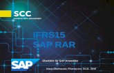IFRS15 SAP RAR - scc.at · Engine Allocation, Fulfillment, Accruals Management ... Accounting Engine in SAP RAR durch die Schnittstelle in Periode 12, würden spätestens nach dem
