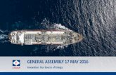 GENERAL ASSEMBLY 17 MAY 2016 - exmar.be · at the HHIC shipyard in Subic Bay Philippines. 23 April 2015 Launching of Kaprijke in HHIC shipyard, Subic Bay, Philippines. 29 September