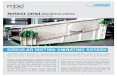 Circular Motion - McNally Sayajimcnallysayaji.com/.../wp-content/uploads/2014/11/Circular-Motion.pdf · MSEL circular motion screen is a versatile sieving machine capable of handling