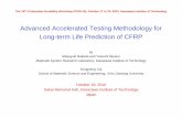 Advanced Accelerated Testing Methodology for Long-term ... 2/2-2... · Theoretical verification of time-temperature superposition principle for CFRP strength. 9 Condition C : Strength