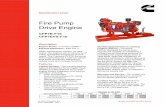 Fire Pump Drive Engine - power.cummins.com · Fire Pump Drive Engine CFP7E-F10 CFP7EVS-F10 Specification sheet © 2018 | Cummins Inc. power.cummins.com/fire-power Doc. A042J592 Rev.