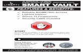 (PATENT APPROVED -12/31/13) SMART VAULT · 2 HOME DEFENDER SERIES Thank you for purchasing the HDX-150 SMART VAULT. This smart vault incorporates state-of-the-art biometric technology
