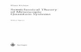 Semiclassical Theory of Mesoscopic Quantum Systems · Springer Tracts in Modern Physics Springer Tracts in Modern Physics provides comprehensive and critical reviews of topics of