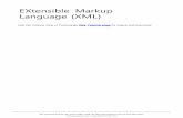 EXtensible Markup Language (XML) - Cultural Vie · EXtensible Markup Language (XML) ... (Extensible Markup Language) ... of complete system specifications to assure consistency and