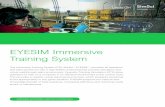 EYESIM Immersive Training System - sw.aveva.com · The Immersive Training System (ITS), SimSciTM EYESIMTM, connects all operators and plant personnel with a high-fidelity 3-Dimensional