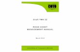 Committee of Transport Officials - Koleko Solutions · Draft TMH 22 ROAD ASSET MANAGEMENT MANUAL March 2013 Committee of Transport Officials COTO South Africa Committee of Transport