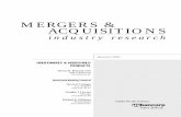 MERGERS & ACQUISITIONS - Piper Jaffray · industry research MERGERS & ACQUISITIONS HOUSEWARES & HOUSEHOLD PRODUCTS Summer 2001 Steven M. Bernard, CFA M&A Research 312-920-2147 Investment