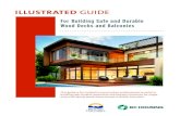 Illustrated Guide - Building Safe and Durable Wood Decks ... · ILLUSTRATED GUIDE This guide is for residential construction professionals to assist in building safe, durable wood