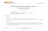 Citywide User Experience Design Guidelines: NYC.gov … · interactive design patterns outlined in the provided Style ... Citywide User Experience Design Guidelines: NYC.gov ... This