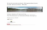 Environmental Degradation and Disaster Risk For .Environmental Degradation and Disaster Risk Prepared