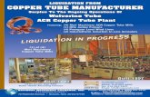 LIQUIDATION FROM COPPER TUBE MANUFACTURER · LIQUIDATION FROM COPPER TUBE MANUFACTURER ... Inductotherm Induction In-Line Annealers ... pipe mills, tube end finishing equipment, ...