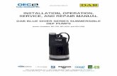 INSTALLATION, OPERATION, SERVICE, AND REPAIR …oecfh.com/wp-content/uploads/2015/09/blue-diver-def-pump-manual.pdf · pg. 4 3 Pumped Fluids 34% UREA solution DEF (Diesel Exhaust