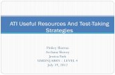 ATI useful resources and testking stratagiesnursing.rutgers.edu/success/ATIResources.pdfATI Useful Resources And Test-Taking Strategies . ... RESOURCES: RN REVIEW MODULES . ... Focus