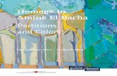 Homage to Amine El Bacha - Sursock Museum · Homage to Amine El Bacha Partitions and Colors 15 September 2017 – 12 March 2018