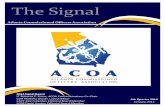 The Signal - AtlantaCOA · | Page The Signal The Signal 4th Quarter 2014 January 2015 2014 Signal oard LT Roberto . Garza, A OA ommunications o- hair DR Maleeka Glover, Layout Editor