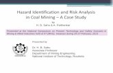 Hazard Identification and Risk Analysis in Coal Mining A ...dspace.nitrkl.ac.in/dspace/bitstream/2080/1900/1/hbsahu_HIRA_Coal... · Hazard Identification and Risk Analysis in Coal