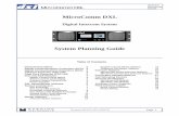 MicroComm DXL - Harding · MicroComm DXL System Planning Guide HARDING instruments Document MN-DXL-SPG-APR2010 Page 2 General Description Two …