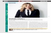 MUSICIAN fileISSUE #41 MMUSICMAG.COM DIANA KRALL IS A WORLD-CLASS JAZZ PIANO PLAYER AND singer—and the bulk of her catalog falls squarely into the jazz realm.