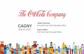 James Quincey CAGNY - Coca-Cola · James Quincey President and Chief ... The Coca-Cola Company undertakes no obligation to publicly update or revise any ... 2-Bottler Strategy …