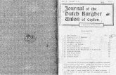 Mil - The Dutch Burgher Unionthedutchburgherunion.org/journals/vol_1_10/JDBU - Vol 10 No 1-2... · op Colombo werd koopman gevorderd Xber 1 ... Clavius ( Servaas) word predikant na