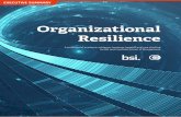 Organizational Resilience - BSI Group .ORGANIZATIONAL RESILIENCE ... respond and adapt to incremental