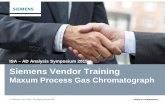 ISA – AD Analysis Symposium 2015 Siemens Vendor Training · OM Oil, Gas & Marine ... 0.0015 0.0020 0.0025 0.0030 0.0035 0.0040 0.0010 0.0015 ... permits maintenance and flexible