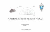 Antenna Modelling with NEC2 - PARC Modelling with NEC2... · Antenna Modelling with NEC2 Vincent Harrison ... – NEC-2 Manual, Part III: ... Modelling with NEC2 • Wire Limitations