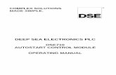 COMPLEX SOLUTIONS MADE SIMPLE. - …€¦ · complex solutions made simple. deep sea electronics plc dse710 autostart control module operating manual
