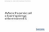 Mechanical clamping elements - Lenze Selection · Mecheaneielmpgca atelsCcplCialiC,rpcdaeie,ecmfaecaouk2o3S 7 Selection guide Selection of mechanical clamping elements Selection of