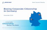 Boeing Corporate Citizenship in Germany€¦ · BOEING is a trademark of Boeing Management Company. Copyright © 2010 Boeing. All rights reserved. Boeing Corporate Citizenship ...