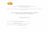 AUTOMATIC BRAKING DISC ANALYSIS SYSTEM - MDH · M alardalen University Master Thesis 2.1.2 Ultrasonic Testing Ultrasonic Testing (UT) is another NDT-method that is widely used to