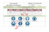 SAFE WORK METHOD STATEMENT - Pruning - Removal · Job Hazard Assessment (JSA) ... We, the undersigned, confirm that we have read this Safe Work Method Statement and understood its