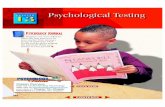 PSYCHOLOGY - WordPress.com · Psychology Journal Suppose you were ... Characteristics of Psychological Tests ... Suppose a child answers 32 of 50 questions on a vocabulary test