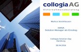 HANA Solution Manager als Einstieg - collogia.de · Markus Stockhausen HANA Solution Manager als Einstieg Collogia Solution Day Hamburg 28.04.2016