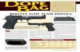 BERETTA ELITE TEAM PISTOLS - NRA Museum 99.pdf · W HEN semi-automatic pistols cus- tomized for competition or dis-creet carry are mentioned,the Colt M1911 usually comes to mind.