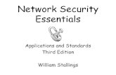 Network Security Essentials - Dr. Bhargavi Goswami · Network Security Essentials Applications and Standards Third Edition William Stallings