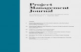 Project Management Journal - kupasazshomal.comkupasazshomal.com/Editor/assets/magazine/Project... · Project Management Journal 3 From the Editor Parviz F. Rad, PhD, PMP 4 Research