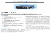 SMR-7522 - iRF Solutionsirf-solutions.com/wp-content/uploads/2013/08/SMR-7500-Rev2.pdf · transmitted in VITA-49 format over 10 GbE via fiber optic ... the SMR-7522 design achieves