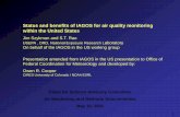 Status and benefits of IAGOS for air quality monitoring ... · Status and benefits of IAGOS for air quality monitoring within the United States. Jim ... in the US presentation to