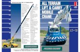 SPECIFICATIONS FOR 18 TONNE MODEL ALL TERRAIN Franna AT-18 Tonne Load... · The FRANNA AT-18 is the latest addition in the successful Franna range of all terrain mobile cranes. This
