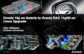 Oracle 10g on Solaris to Oracle RAC 11gR2 on Linux Upgrade · Oracle 10g on Solaris to Oracle RAC 11gR2 on Linux Upgrade Alan Williams Database Administrator. s th-. © 2009 Autodesk